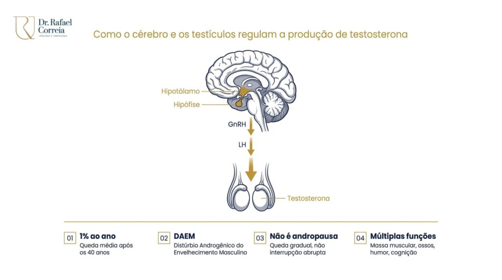 O que é a reposição hormonal masculina realizada pelo Dr. Rafael Correia em Brasília